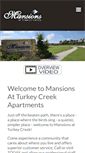 Mobile Screenshot of mansions-turkeycreek.com